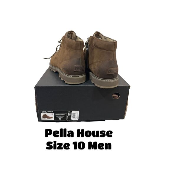 Sorel MADSON™ II Chukka Men's Waterproof Boot Tobacco Brown Size 10 - Picture 2 of 7